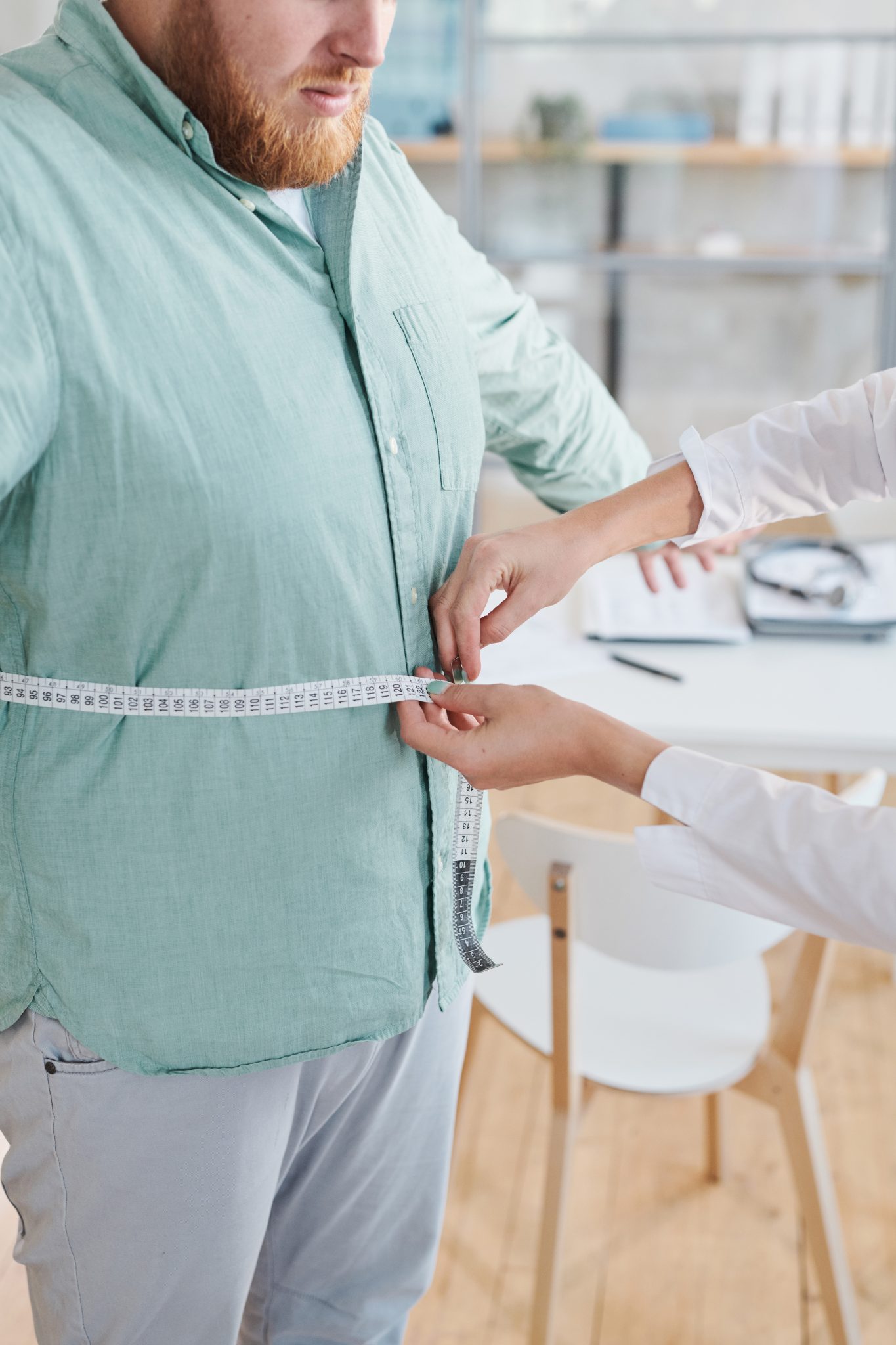 Man trying to lose his weight
