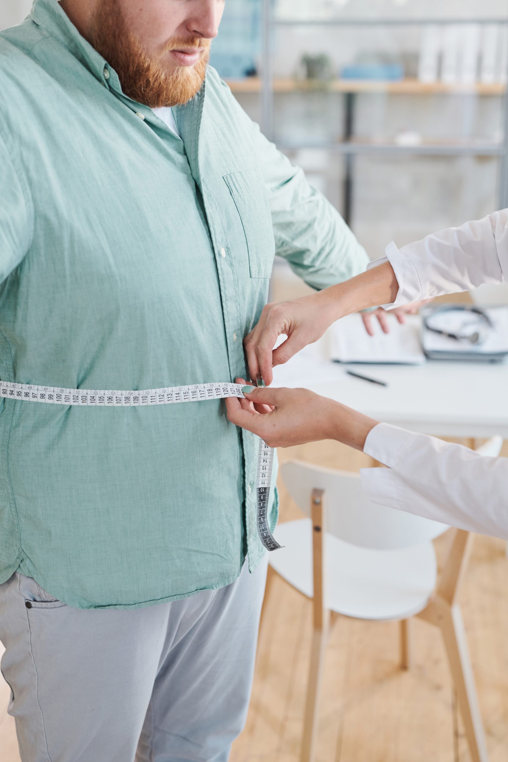 Man trying to lose his weight